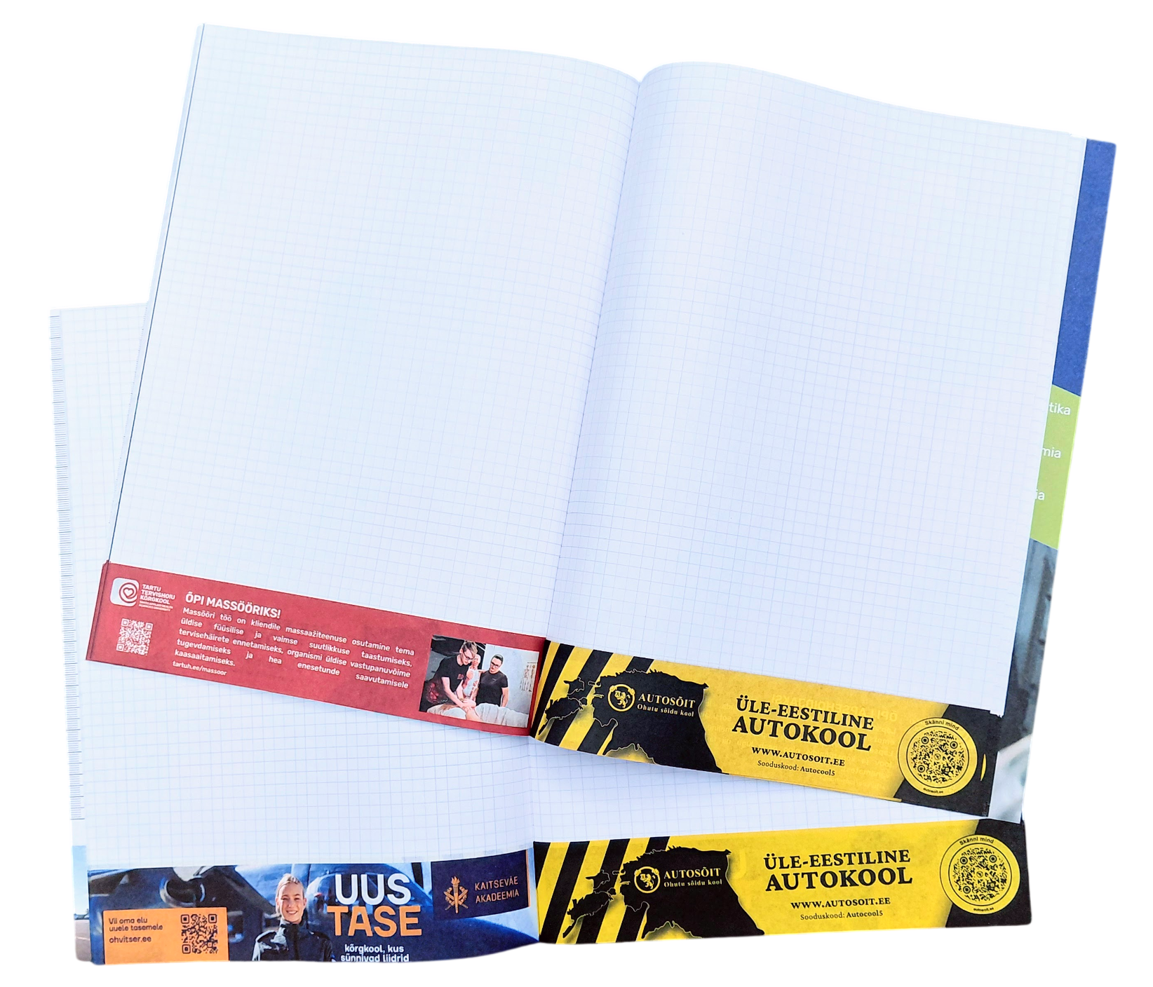 Open FreeNotes notebooks with advertising